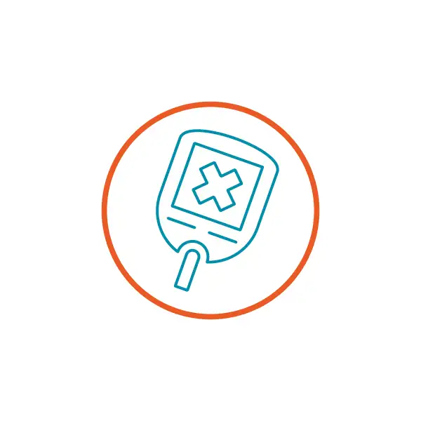 Symbol für Diabetes Typ 2